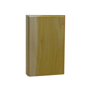 EWAP46 Casing Plinth Block 1" x 4" x 6" Tall Unfinished - Picture 1 of 7