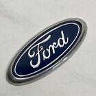 1999 Ford Escort Emblem Logo Badge Symbol Rear Tailgate Trunk Blue Chrome Ford ESCORT