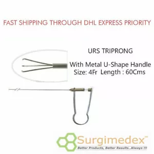 Nuevas pinzas URS Triprong 4Fr., Longitud: 60Cms con mango metálico en forma de U REUTILIZABLES - Imagen 1 de 1