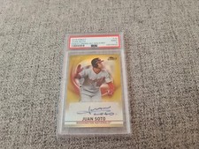 2019 Topps Finest Baseball Juan Soto Finest Origins Autograph /50 PSA 9