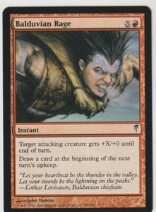Magic The Gathering Coldsnap - 4x BALDUVIAN RAGE - NM-M Instant Uncommon MTG - Bild 1 von 3