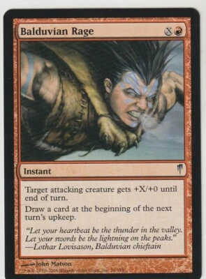 Magic The Gathering Coldsnap - 4x BALDUVIAN RAGE - NM-M Instant Uncommon MTG  - Image 1 of 3
