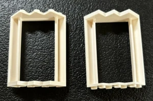Lego PN 28327 Corner Window/Door Frame 4x4x6 - White - 2 Pieces - New - Picture 1 of 1