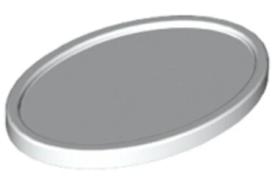 🧱 LEGO Nueva Minifigura Blanca Bandeja para Servir 11252 Serie 11 Comedor Camarera D707 Foto 1 de 3