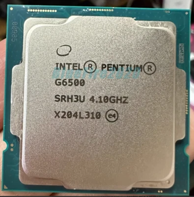 10Th Gen Intel Pentium G6500 LGA 1200 CPU Processor SRH3U 4.10 GHz Dual Core - Image 1 of 3