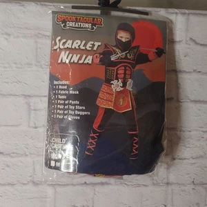 Scarlet Ninja Size Small (5-7 Years Old) Costume New - Picture 1 of 4