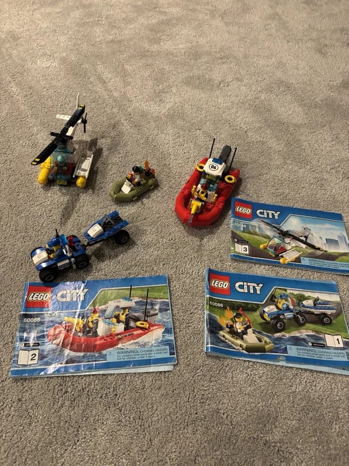 LEGO City: LEGO City Starter Set (60086) 100% Completo con Instrucciones Sin Caja Foto 1 de 1