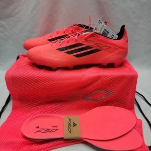 Adidas F50 Elite FG Soccer Cleats Men Size 12 Women Size 13 #IE3191 Turbo Black - Picture 1 of 11