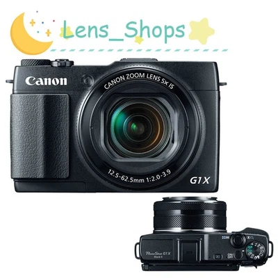 Canon PowerShot G1 X Mark II Digital Camera 13.1MP 5x Optical Zoom Black  - Image 1 of 4
