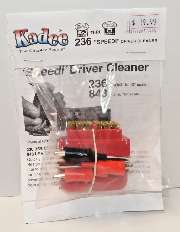 Kadee 236 Speedi Driver Cleaner for Hon3 to O HO Scale