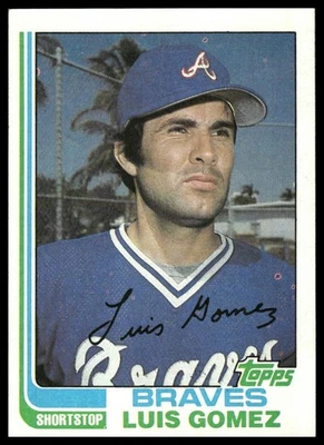 1982 Topps #372 Luis Gomez Atlanta Braves - Image 1 of 2