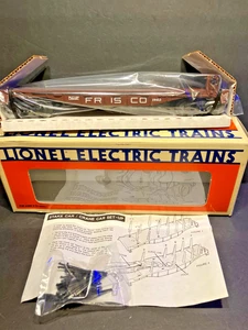 LIONEL O GAUGE FREIGHT CAR #19413 FRISCO FLAT CAR WITH STAKES - Picture 1 of 5