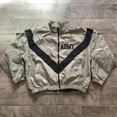 Винтажная ветровка 90-х US ARMY JWOD Skilcraft IPFU на молнии куртка мужская размер M - Изображение 1 из 4