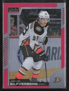 2020-21 O-Pee-Chee Platinum - Jakob Silverberg #52 Matte Pink - Bild 1 von 2