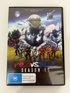 Red vs Blue: Season 15 (DVD, 2018) NTSC - MINT DISC + TESTED & WORKING- RARE OOP - Picture 1 of 3