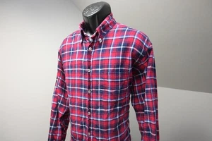 Brooks Brothers 346 Flannel Shirt Button Up Plaid Long Sleeve Mens Sz Large - Picture 1 of 9