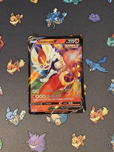 Pokémon Cards Cinderace V 044/264 Ultra Rare Fusion Strike - (NM) - Picture 1 of 6