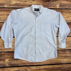 Bills Khakis Men’s Classic Fit Shirt Washed Oxford Size XL Cotton Button Blue - Picture 1 of 11