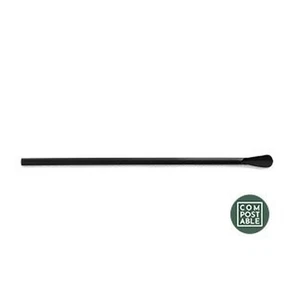 250 CANNUCCIAS BIO - NEGRAS - BIODEGRADABLES 21 CM / ECOLÓGICAS PLAYA MAR - Imagen 1 de 1