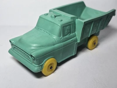 Camión de volteo Chevrolet Auburn Ohio vintage años 50 juguete de goma dura como nuevo  Foto 1 de 4