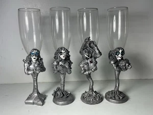 1998 Kiss Rock Band Sektgläser 4er Set Ace, Gene, Peter, Paul - Bild 1 von 22