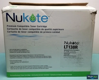 Nukote LT138R Toner Cartridge Black  for Q1338A HP LaserJet  4200 Open box - Image 1 of 3