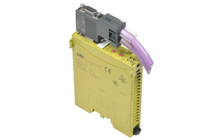 PILZ safety relay 773732, PNOZ mc3p PROFIBUS DP + 6ES7 972-0BB12-0XA0 - Picture 1 of 6