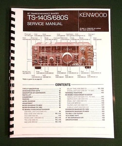 Manuel d'entretien Kenwood TS-140S : dispositions de tableau couleur 11"x17" et schémas 11"x36" - Photo 1/1