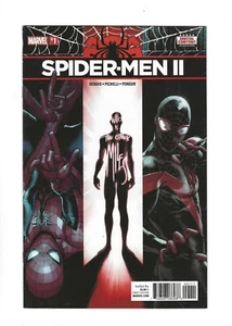 Spider-Men II #1 cover, Miles Morales, 9.4 NM, 2017 Marvel - Picture 1 of 2