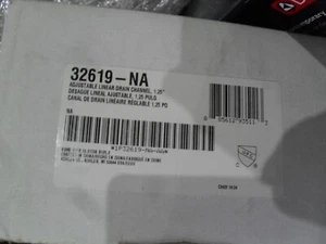 Kohler K-32619-NA Adjustable Linear Drain Channel 1-1/4" x 36-60" - Picture 1 of 1