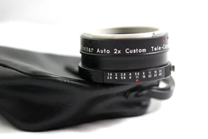 VIVITAR MODEL 2X-6 AUTO TELE-CONVERTER WITH CASE FOR MIRANDA SLR CAMERA - Picture 1 of 3