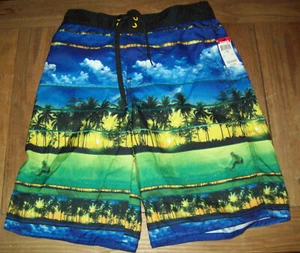  Hawaiian Surfer Swim Trunks NEW  S/G  Waist 28 - Picture 1 of 1