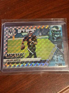 2021 Panini Mosaic #MON-9 Jalen Hurts Montage Prizm Silver - Picture 1 of 2