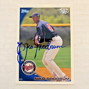 2010 Topps Pro Debut #370 Niko Goodrum autographed signed baseball card