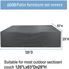 Rectangular Patio Furniture Cover Outdoor Waterproof Heavy Duty Sofa Table Cover