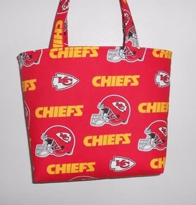 Bolso de Mano Hecho a Mano de los Kansas City Chiefs de la NFL - Imagen 1 de 2