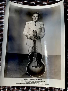 "Little" Jimmy Dickens WSM Grand Ole Opry Columbia Records Original Press Photo - Picture 1 of 3