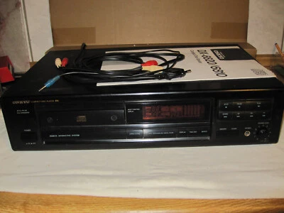 Onkyo DX-6810 - Compact Disc Player R1 black, ob defekt kann ich nicht mehr prüf - Bild 1 von 4