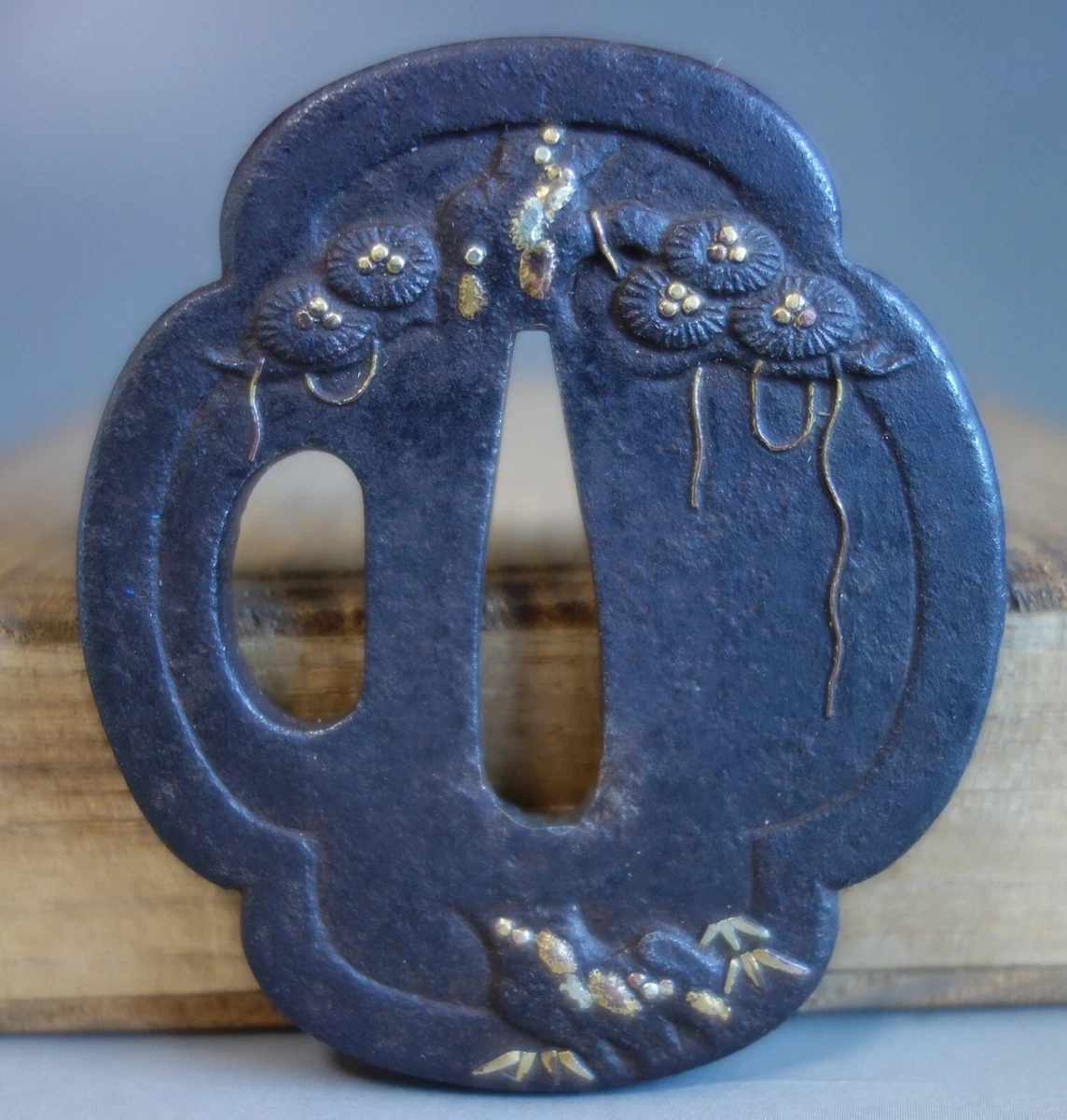 日本Tsuba 1850 - 1899 年铁制古董| eBay