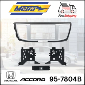 METRA 95-7804B / DOUBLE DIN CAR RADIO DASH KIT FOR HONDA ACCORD 2013-2017 *NEW* - Picture 1 of 7