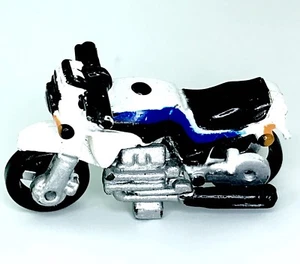 Micro Machines Motorcycle BMW K100RS German Blue White Street Bike - Picture 1 of 8