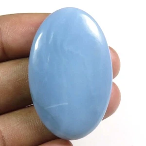 Opal Owyhee Gemstone 42x26 mm Smooth Oval Natural Opal Blue Cabs 43Cts OP-83 - Picture 1 of 9