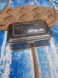 Schmuckschatulle Aufbewahrungsbox Sheffield England Innen Samt Schwarz - Bild 1 von 14