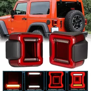 Luz trasera de freno trasera roja blanca y blanca para Jeep Wrangler JL 2018-2022 - Imagen 1 de 12