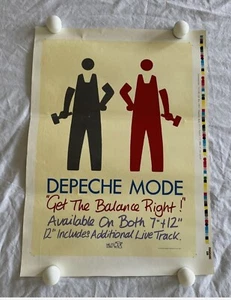 DEPECHE MODE "GET THE BALANCE RIGHT" Promo Art Proof 14x19" RARE 1st PROOF 1983 - Bild 1 von 23