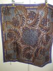 Laura Giraldi 31” Paisley Square Scarf With Hand-Rolled Edges EUC