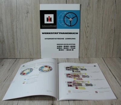 IHC Werkstatthandbuch Servolenkung Traktor 433+533+633+554+644+744+844+844S - Bild 1 von 2