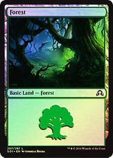 Forest (297) FOIL Shadows over Innistrad PLD Basic Land MAGIC CARD ABUGames