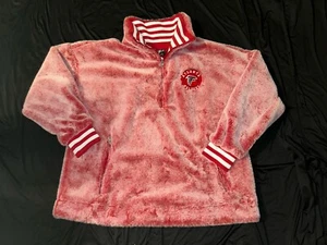 G-III 4Her by Carl Banks Atlanta Falcons Size Large Faux Fur Red Jacket - Picture 1 of 5