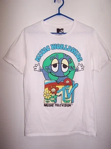 MTV Music Television, Music Worldwide Graphic T-Shirt - Men's Size M - Picture 1 of 2